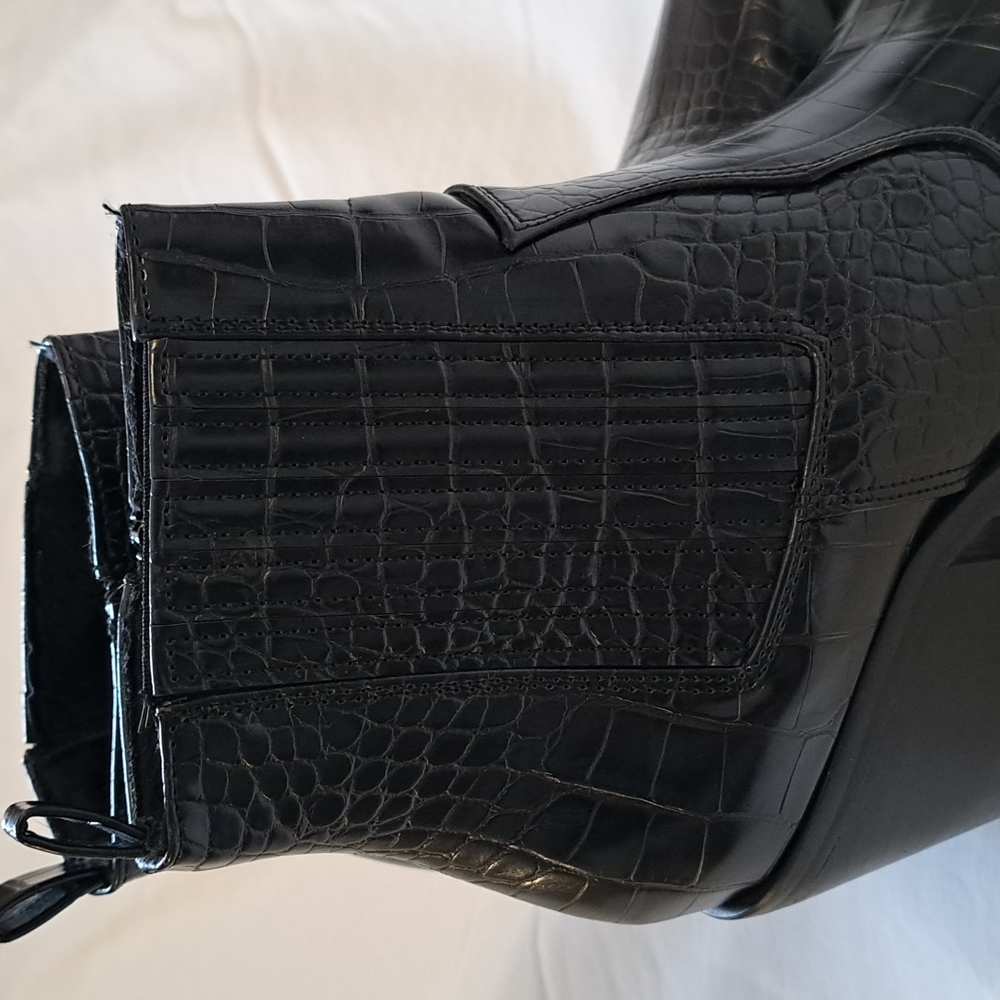ASOS croc embossed bootie - Picture 8 of 13